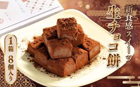 新感覚スイーツ「生チョコ餅」1箱8個入り