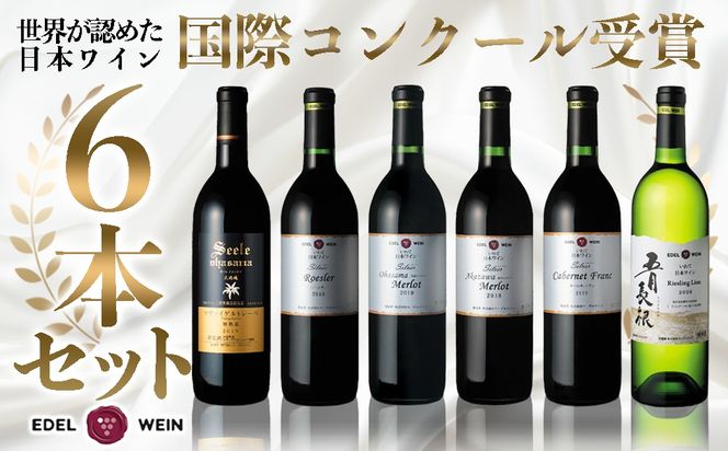 国際ワインコンクール受賞6本セット  エーデルワイン 【627】