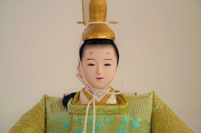 【飾り台セット“有明”】人形作り40年 “平安天鳳”作 京都西陣袋帯 御所 黄金 手作り ひな祭り 木製 今どき かわいい おしゃれ モダン H067-162