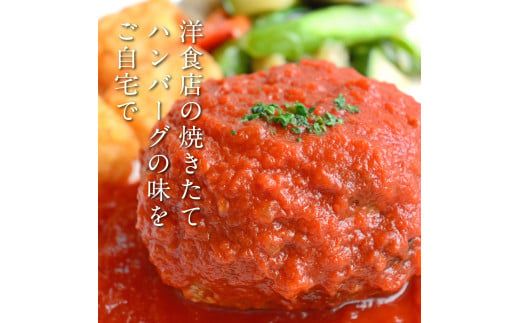 t210cdm　創業50年老舗レストランの幻の和牛あかうしハンバーグ 120g×16ケ 特製デミソース&特製トマトソース×4袋 6ヶ月定期便 土佐あかうし 美鮮豚 牛肉 デミグラス ハンバーグ 小分け 冷凍 美味しい 