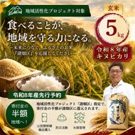 令和8年産 新米 キヌヒカリ 5kg (玄米) 明田のお米 玄米 お米 新米 南丹市 京都 新米26