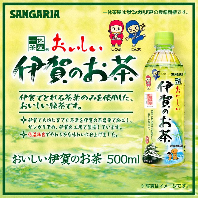 サンガリア伊賀のお茶 2ケース(500ml ×48本入)【igge0024】