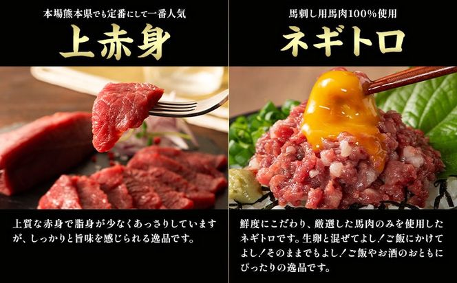 馬肉 熊本特産 フジチクオリジナル 特選 馬刺し 8種 セット 道の駅竜北《30日以内に出荷予定(土日祝除く)》 熊本県 氷川町 肉 馬肉 メン 大トロ 中トロ ヒレ シャトーブリアン ロース ランプ 上赤身 ネギトロ ふじ馬刺し セット 食べ比べ---sh_fyekfotb_r7_30d_79500_610g---