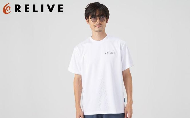 【数量限定】リライブスポーツ/半袖/ホワイト（LLサイズ）【ファッション 服 Tシャツ カットソー 衣料 トップス 女 男 スポーツ ゴルフ ウェア アウトドア 仙台市 リラックス カジュアル シンプル トレンド 春 夏 秋 冬 メンズ レディース ユニセックス】 041009_ES002VC05
