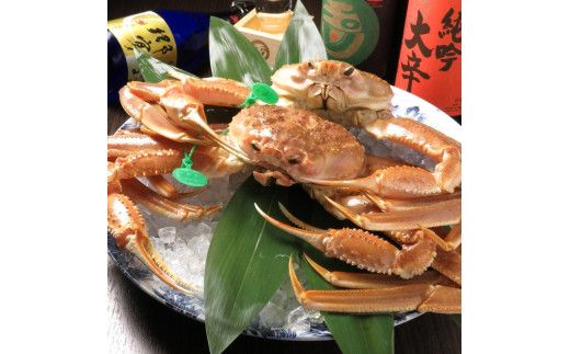 【幻のズワイ蟹】京丹後産 活間人蟹 鮮度抜群、活きたままお届け！！ 800g級×2杯　YK00082