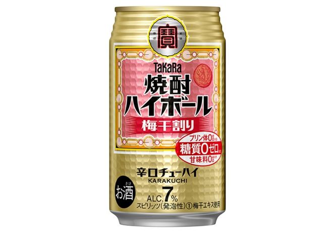 宝焼酎ハイボール　梅干割り　350ml缶　24本　タカラ　チューハイ-[G472]