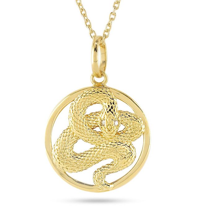 ヘビ 蛇 ペンダントトップ k10 スネーク ネックレス ダイヤ 10k ゴールド 10金 ダイヤモンド 0.01ct ペンダント 大ぶり サークル イエローゴールドK10 干支 巳年 ジュエリー シンプル 誕生日 人気 普段使い241017sh203dyi SWAA230