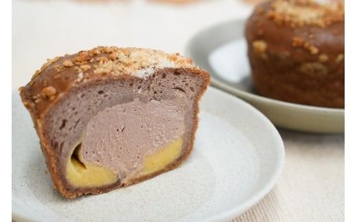 グルテンフリー 米粉クリームパン 6個（3種類×2個） H083-025