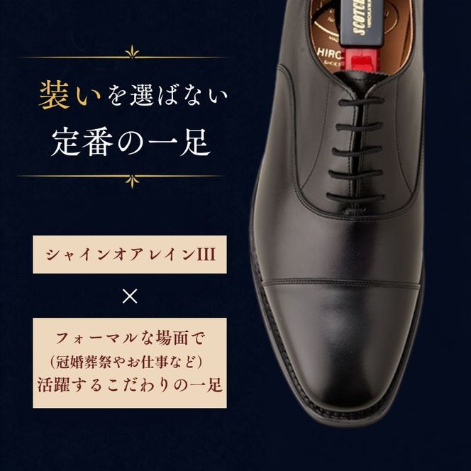 スコッチグレイン ビジネスシューズ メンズ シャインオアレインIII 2726 ストレートチップ 革靴 本革 日本製 EEE 送料無料 ギフト