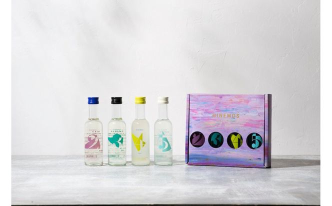 TASTING SET for sunrise/4銘柄飲み比べ- HINEMOS| 日本酒 お酒 飲み物 ドリンク ギフト プレゼント 神奈川県 小田原市 142069_CU033