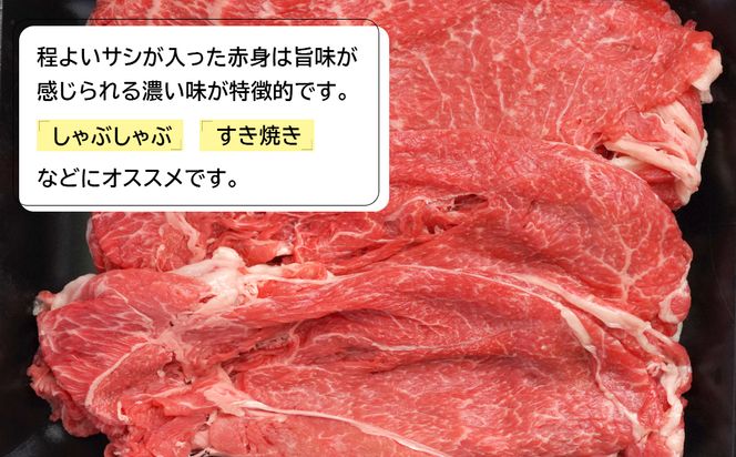 淡路牛赤身スライス500ｇ　赤身