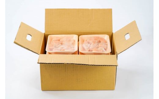 ≪皮なし≫宮崎県産若鶏むね肉一口大にカット済!小分け3.6kgセット_12-I601_(都城市) 宮崎県産若鶏 皮なし むね肉 カット 300g 12パック 3.6kg