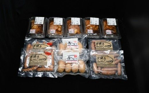 伊勢赤どりみそ亭・ウインナーセット（おつまみ　惣菜　ギフト　ウィンナー）【002139】