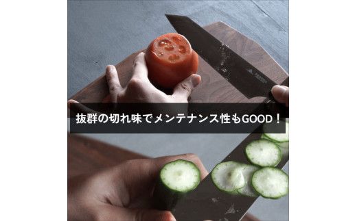 【FEDECA】三徳包丁 小 名栗ホワイト 001072