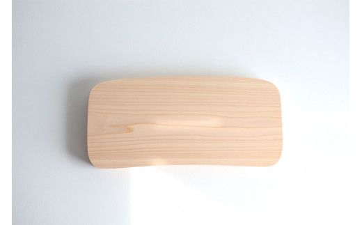 ヒノキ 曲線のまな板 カッティングボード キッチン雑貨