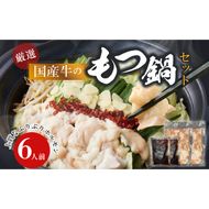 【食肉総合卸 丸正】厳選国産牛のもつ鍋セット（6人前） ［153M17］ 
