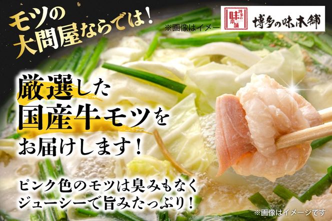 訳あり もつ鍋 6人前 300g 2p 計600g [博多の味本舗 福岡県 筑紫野市 21761518] ふるさと納税 訳アリ 鍋 モツ鍋 醤油味 しょうゆ味 もつ 牛もつ 牛モツ 国産 冷凍