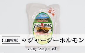 ジャージー牛をまるごと煮込んだ ジャージーホルモン750g（250g×3袋 味噌味） 肉の加工品 加工食品 