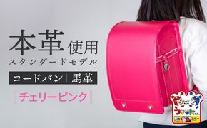 ＼2027年度の入学式に向けて／ フィットちゃん ランドセル 『コードバン』 チェリーピンク 【三輪製鞄所】 女の子 本革 国内加工 ラン活 らんかつ [AEAN001-5]