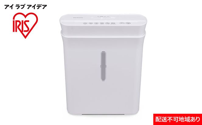 パーソナルシュレッダー クロスカット PS-A8C-W ホワイト アイリスオーヤマ オフィス機器 テレワーク 家庭用 A4 コピー用紙 個人情報 オフィス使用 セキュリティ 