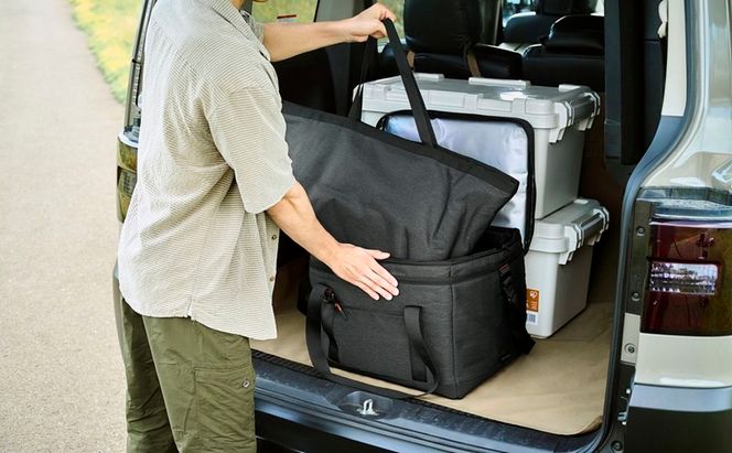 クーラーボックス HUGEL エアロゲルソフトクーラーボックス AGSC-40C チャコールグレー 40L エアロゲル アイリスオーヤマ  保冷バッグ 小型 大型 保冷力 部活 ソフトクーラーボックス アウトドア クーラーバッグ スポーツ キャンプ