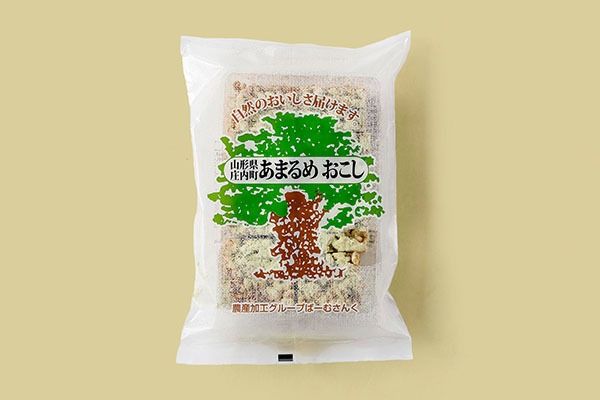 庄内米100％！あまるめおこし 1袋 ばーむさんく 米菓 おやつ お菓子 懐かしい味