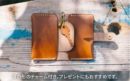 DURAM カード ＆ キー ケース/ カードケース キーケース 本革 レザー 16005 糸島市 / Duram Factory ドゥラムファクトリー[AJE051]