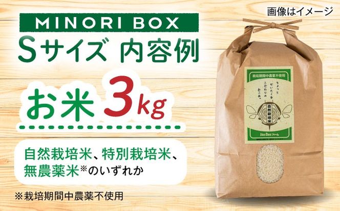 【全4回定期便 令和7年産新米】糸島産 魚 米 野菜 果物 厳選詰め合わせ MINORI BOX Sサイズ【季節ごとに年4回お届け】　糸島市 / emma.Inc / 米 魚 野菜 詰め合わせ[AOP004] 米 こめ 魚 さかな 野菜 やさい 糸島 詰め合わせ MINORI 定期便