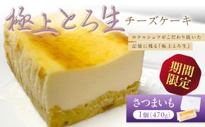 【期間限定】極上とろ生チーズケーキ（さつまいも） 470g ふるさと納税 スイーツ ケーキ チーズケーキ チーズ 濃厚 お祝い プレゼント パーティー デザート おやつ ちーず 生産者応援　PT00007