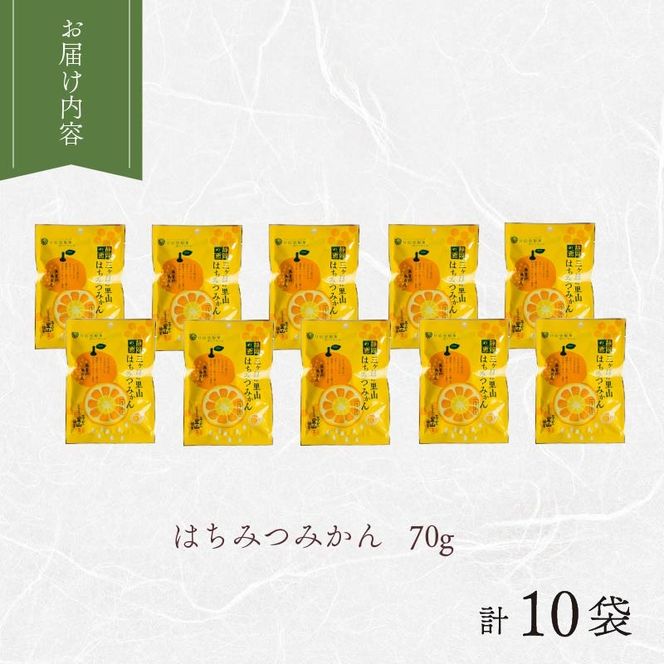飴 はちみつみかん 10袋 静岡の恵みシリーズ 三ケ日の里山 はちみつ みかん あめ アメ 個包装 おかし お菓子 おやつ 静岡県 藤枝市 甘信堂製菓