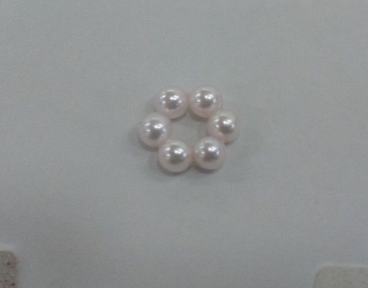 J-81伊勢志摩あこや本真珠ベビーパールサークルペンダントトップ