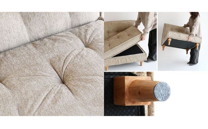 ソファ Herit. Block Sofa 3点セット インテリア 家具 おしゃれ 日用品 市場家具