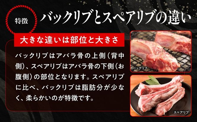 カネカン竹内 ポークバックリブ≪下味付き≫約1.5kg（アメリカ・カナダ産）MROA137
