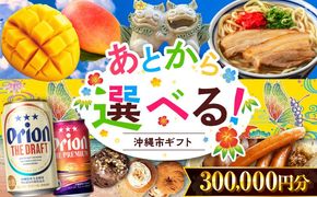 【あとから選べる】沖縄市ふるさとギフト 30万円分 沖縄市 沖縄 オリオンビール ビール マンゴー 沖縄そば あぐー豚 ベーグル ハム[BCZZ048]