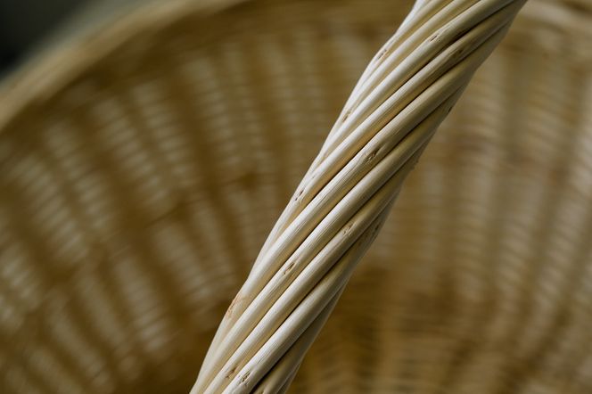 【伝統工芸品】KORI ANRI JAPAN「BASKET L ヤナギのバスケット」柳行李 / 豊岡杞柳細工 100年持つ収納 雑貨 ハンドメイド