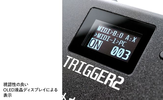 TRIGGER2 V6.3 StudioDaydream スイッチャー 2ループ MIDI コントロール端子 エフェクター ギター