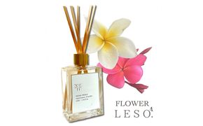 本物の花の香り リード・ディフューザー【プルメリア】 【 リード ディフューザー 花 香り 仙台市 アロマ インテリア フレグランス デザイン 室内 癒し 自然 空間 プレゼント ギフト エッセンシャルオイル リラックス 】 041009_HW001VC01