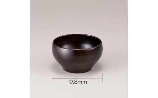 三つ組　桜〇椀　こげ茶 復興　震災　コロナ【能登半島地震復興支援】 北陸新幹線 F6P-1676