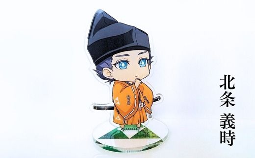 Z-30b 【アクリルスタンド】鎌倉殿の北条2人（政子　義時） 豆本おまけ付