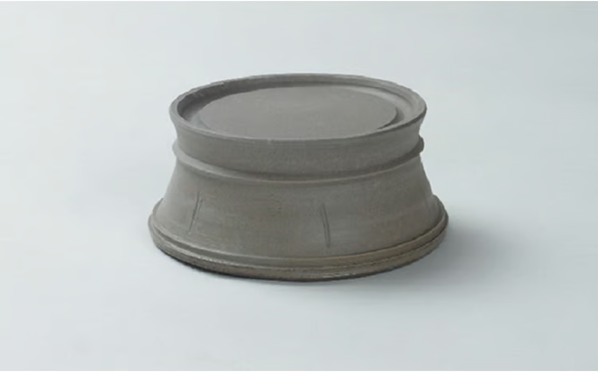 寒風須恵器 円面硯 [№5735-1332]