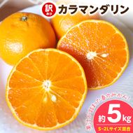 【2027年先行予約】《訳あり 家庭用》カラマンダリン 約5kg（S～2Lサイズ混合）_EQ6006