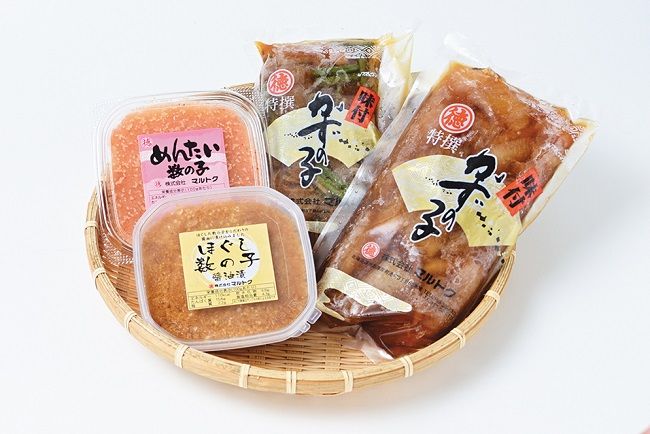 数の子食べ比べ4点セット！ 魚貝類 明太子 野菜 山菜 