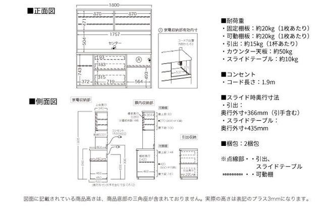 キッチンボード RL-1802R  [No.1272]