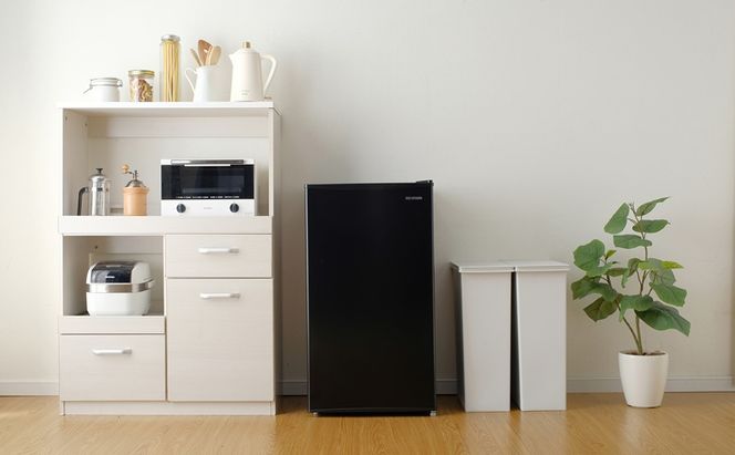 冷蔵庫 93L IRJD-9B-B ブラック 冷蔵庫 小型 93L アイリスオーヤマ 一人暮らし ひとり暮らし 1ドア おしゃれ ミニ冷蔵庫 小型冷蔵庫 単身 寮 コンパクト 温度調節 7段階 右開き 省エネ