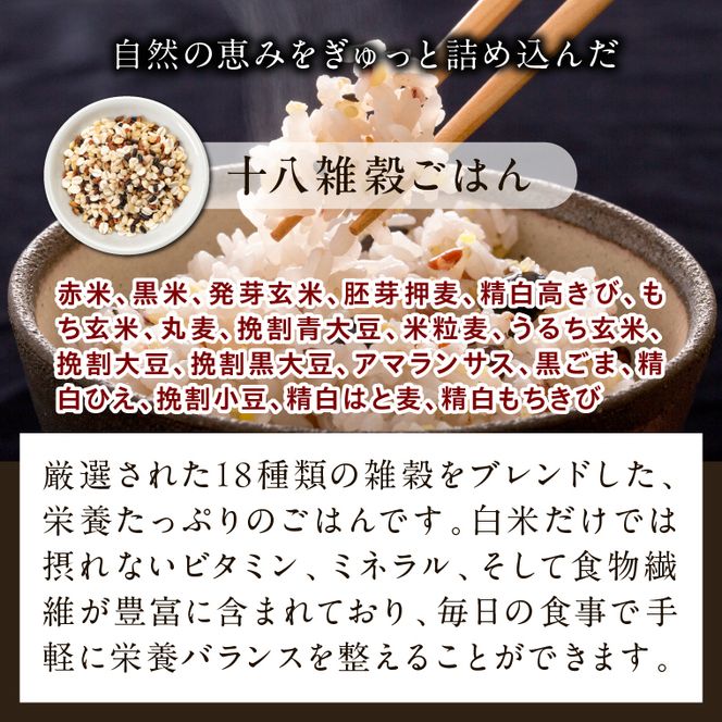 【最短翌日発送】 パックご飯 コシヒカリ 十八雑穀 160g×18食｜パックご飯 スピード 茨城県 行方市(HE-1-1)