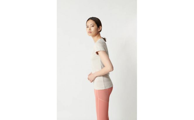 【数量限定】リライブインナー/レディース/2分袖/ベージュ（Mサイズ） 【 リカバリーウェア 2分袖 インナー 女性 インナーシャツ アンダーシャツ 機能性シャツ 肌着 プレゼント ギフト 】 041009_ES011VC03