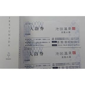 池湯肌（オールインワンジェル）と入浴券のセット 美容グッズ 基礎化粧品 スキンケア チケット 温泉利用券 