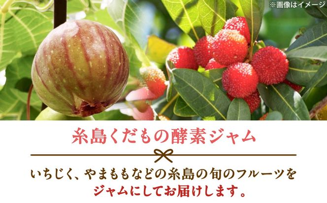 糸島産 生はちみつとくだもの酵素ジャムセット 糸島市 / 糸島げんき工房[AKR006]