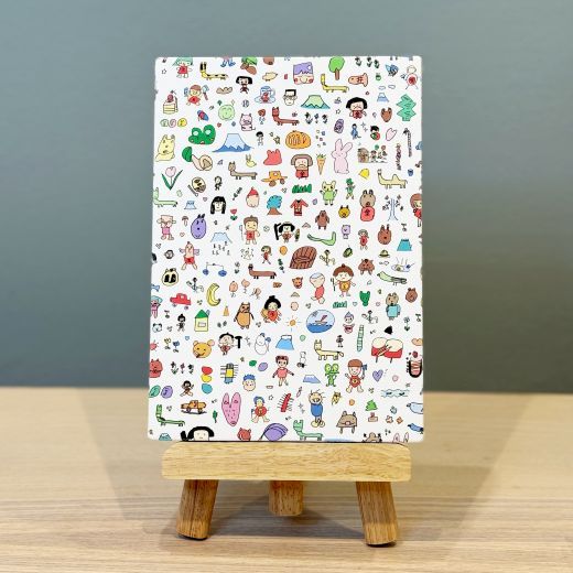 K19【個性ある作家達の協働 アート】きんたろう キャンバスサイズ小