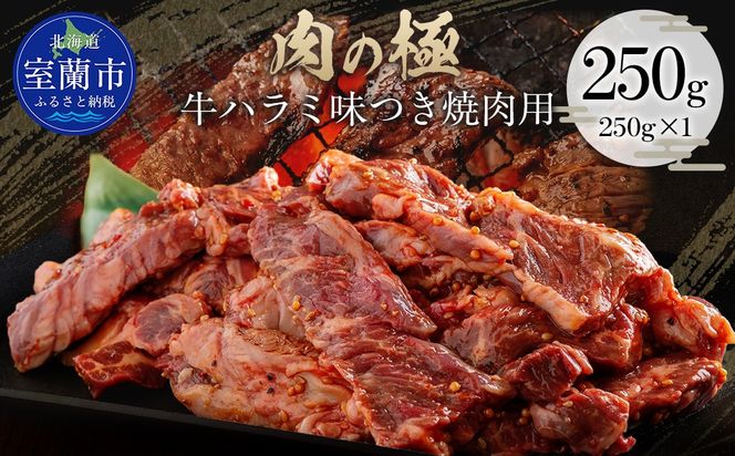 牛ハラミ味つき焼肉用 250g (250g×1)  MROBM035